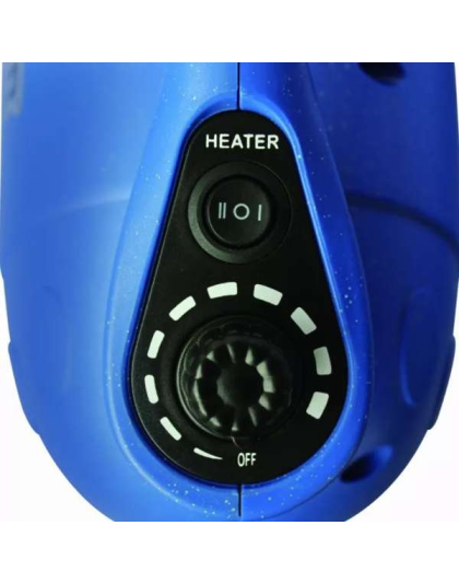 Blue  - XPOWER B-24 Thermal Ace 3 HP Variable Speed Professional Pet Grooming Dog Force Hair Dryer with Heat
