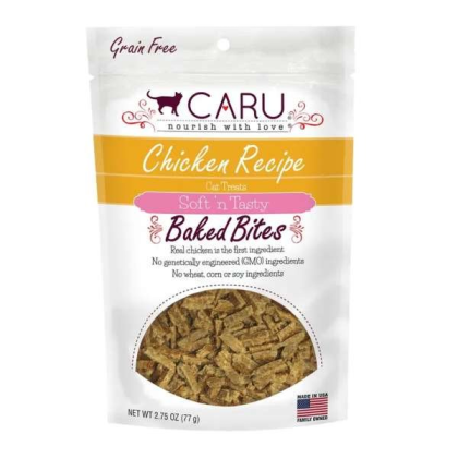 CARU Soft 'n Tasty Chicken Recipe Bites for Cats - 2.75 oz (Case of 12)