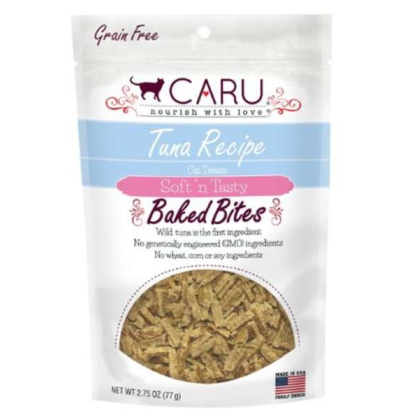 CARU Soft 'n Tasty Tuna Recipe Bites for Cats - 2.75 oz (Case of 12)
