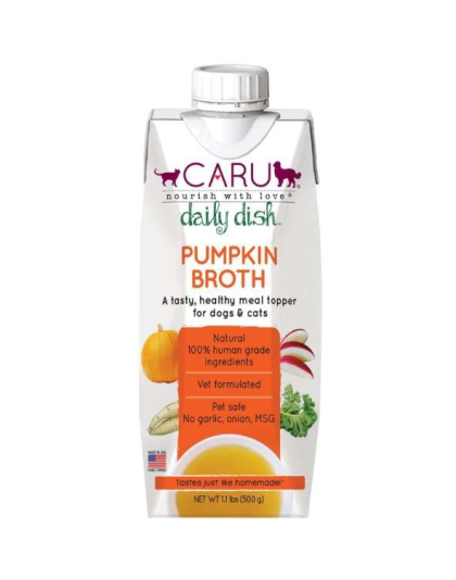 CARU Daily Dish Pumpkin Broth for Dogs & Cats - 12 lbs(Case of 12)