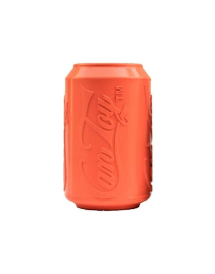 Orange Squeeze - SP Can Toy Durable Rubber Chew Toy & Treat Dispenser  - Small