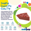 Red - SP Cherry Pie Ultra Durable Nylon Dog Chew Toy and Treat Holder for Aggressive Chewers - OSFA