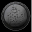 Black - SP Bottle Top Flyer Durable Rubber Retrieving Frisbee  - Large Flyer (9.75" Diameter)