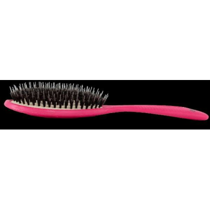 Green2 - Bass Brushes- The BIO-FLEX Shine Shine & Condition Hair Brush Oval Shape