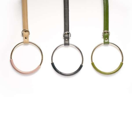 Onyx - Hoopsy Leash - Leash width: 3/4" - 1.9 cm / length: 44" - 112 cm