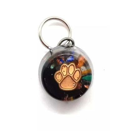 PawPrint - Split Ring - EMF 5G protection Pet Charm Cat/Sml Dog with Split Ring - 1 ounce