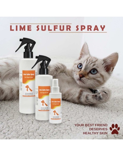 Classic's Lime Sulfur Spray Pet Care for Dry and Itchy Skin - 8 fl oz