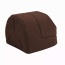 Coffee - GOOPAWS Cat Cave for Cat and Warming Burrow Cat Bed, Pet Hideway Sleeping Cuddle Cave - 18" x14" x12"