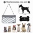 Gray Stripe - JESPET & GOOPAWS Dog Booster Seats for Cars, Portable Dog Car Seat Travel Carrier with Seat Belt for 24lbs Pets - 16" L x 13" D x 9" H