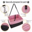 Pink - JESPET & GOOPAWS Dog Booster Seats for Cars, Portable Dog Car Seat Travel Carrier with Seat Belt for 24lbs Pets - 16" L x 13" D x 9" H