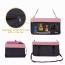 Pink - JESPET & GOOPAWS Dog Booster Seats for Cars, Portable Dog Car Seat Travel Carrier with Seat Belt for 24lbs Pets - 16" L x 13" D x 9" H