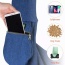 Navy Blue - JESPET Comfy Pet Sling for Small Dog Cat, Hand Free Sling Bag Breathable Soft Knit with Front Pocket, Travel Puppy Carrying Bag, Pet Pouch. Machine Washable - 28" L x 13" H