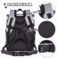 Blue Grey - JESPET Pet Backpack Carrier for Small Dog, Puppy, Soft Carrier Backpack Ideal for Traveling, Hiking, Walking and Outdoor Activities with Family - 13"x 12"x 17"