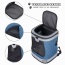 Blue Grey - JESPET Pet Backpack Carrier for Small Dog, Puppy, Soft Carrier Backpack Ideal for Traveling, Hiking, Walking and Outdoor Activities with Family - 13"x 12"x 17"
