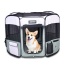 Shale Green - JESPET Pet Dog Playpens 36", 45" & 61" Portable Soft Dog Exercise Pen Kennel with Carry Bag for Puppy Cats Kittens Rabbits, Indoor/Outdoor Use - 45x45x24 Inch
