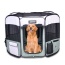 Shale Green - JESPET Pet Dog Playpens 36", 45" & 61" Portable Soft Dog Exercise Pen Kennel with Carry Bag for Puppy Cats Kittens Rabbits, Indoor/Outdoor Use - 61x61x30 Inch