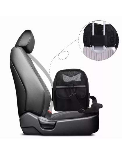 Black - JESPET Soft-Sided Kennel Pet Carrier for Small Dogs, Cats, Puppy, Airline Approved Cat Carriers Dog Carrier Collapsible, Travel Handbag & Car Seat - 17" x 9" x 11.5"