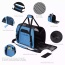 Turquoise Blue - JESPET Soft-Sided Kennel Pet Carrier for Small Dogs, Cats, Puppy, Airline Approved Cat Carriers Dog Carrier Collapsible, Travel Handbag & Car Seat - 19" x 10" x 13"