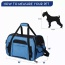 Turquoise Blue - JESPET Soft-Sided Kennel Pet Carrier for Small Dogs, Cats, Puppy, Airline Approved Cat Carriers Dog Carrier Collapsible, Travel Handbag & Car Seat - 19" x 10" x 13"