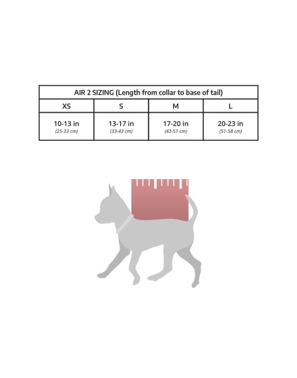 Light Grey - K9 Sport Sack Air 2 - Large (20"-23" from collar to tail)