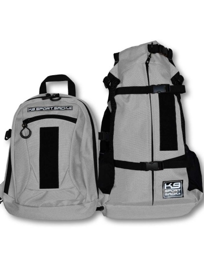 Light Gray - K9 Sport Sack PLUS 2 - Small (13"-17" from collar to tail)