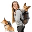 Shark Skin Gray - Walk-On with Harness & Storage - X-Small (11-13" Neck 11-15" Chest)