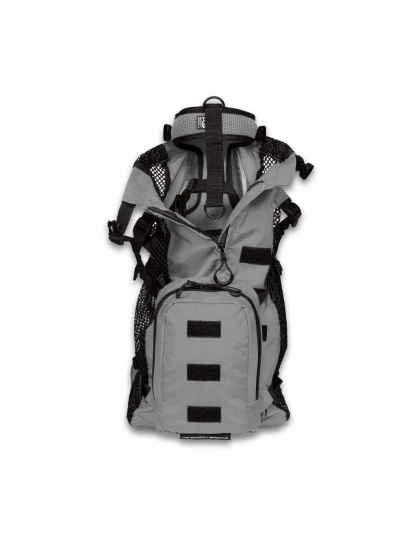 Shark Skin Gray - Walk-On with Harness & Storage - X-Small (11-13" Neck 11-15" Chest)