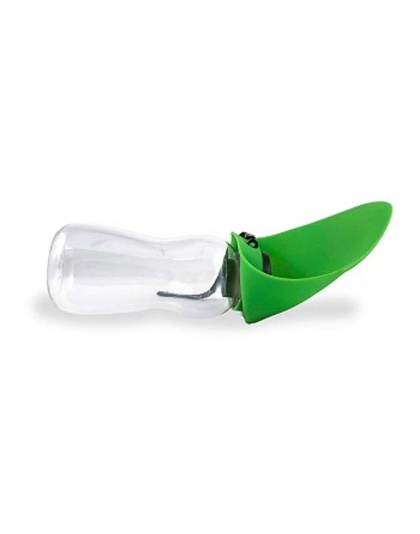 Green - Fold-A-Bowl - Portable Pet Water Bottle and Bowl