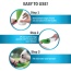 Pink - Fold-A-Bowl - Portable Pet Water Bottle and Bowl
