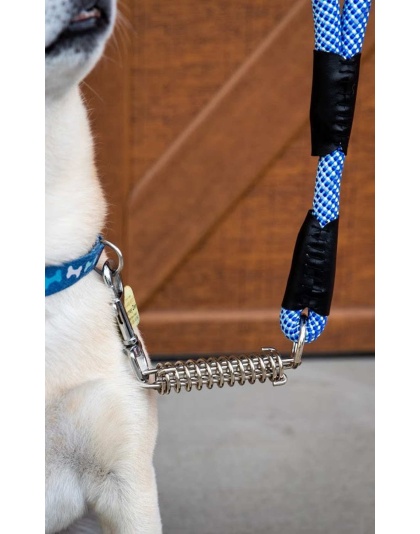 Elektric Blue - Tug Control Leash with Reflectors & Shock Absorber - Large