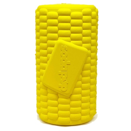 Yellow - SodaPup Corn on the Cob Treat Dispenser  - Large