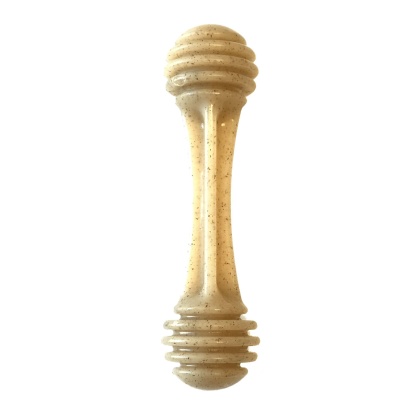 Brown - SP Honey Bone Ultra Durable Nylon Dog Chew Toy for Aggressive Chewers  - Medium