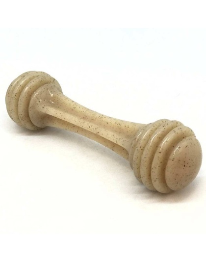 Brown - SP Honey Bone Ultra Durable Nylon Dog Chew Toy for Aggressive Chewers  - Small