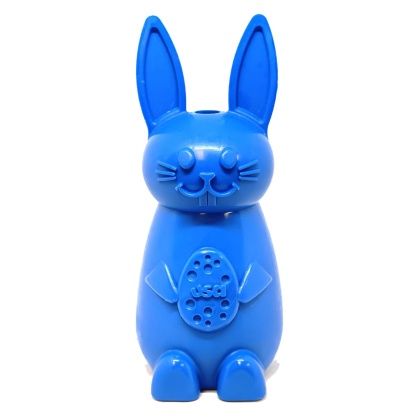 Blue - Durable Nylon Bunny Chew Toy and Enrichment Toy for Aggressive Chewers
