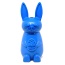 Blue - Durable Nylon Bunny Chew Toy and Enrichment Toy for Aggressive Chewers