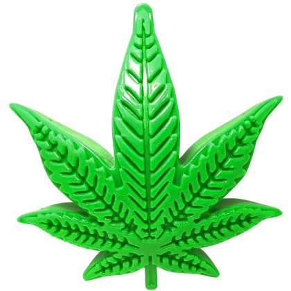 Green - MKB Colorado Maple Leaf Durable Nylon Dog Chew Toy for Aggressive Chewers