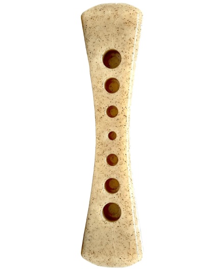 Brown - SP MOD Bone Ultra Durable Nylon Dog Chew Toy for Aggressive Chewers - Large