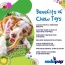 Brown - SP MOD Wishbone Ultra Durable Nylon Dog Chew Toy for Aggressive Chewers  - Medium