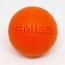 Orange - SP Smile Ball Ultra Durable Synthetic Rubber Chew Toy & Floating Retrieving Toy  - Medium