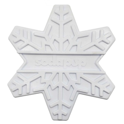 White - SP Snowflake Ultra Durable Nylon Dog Chew Toy for Aggressive Chewers