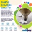 White - SP Snowflake Ultra Durable Nylon Dog Chew Toy for Aggressive Chewers