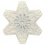 White - SP Snowflake Ultra Durable Nylon Dog Chew Toy for Aggressive Chewers
