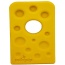 Yellow - SP Swiss Cheese Wedge Durable Nylon Dog Chew Toy for Aggressive Chewers