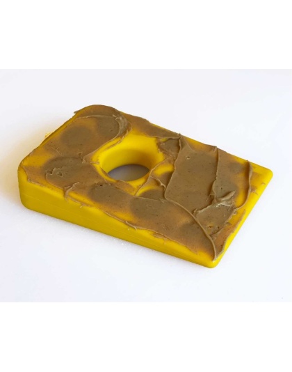Yellow - SP Swiss Cheese Wedge Durable Nylon Dog Chew Toy for Aggressive Chewers