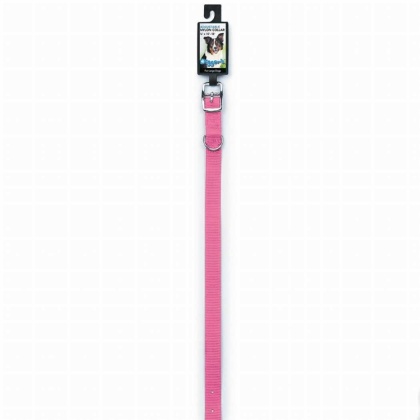 Neon Pink - DGR 3/4in Nylon Collar 16in Neon Pink - 16in