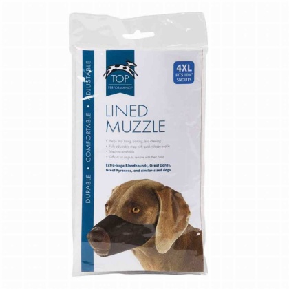 TP Lined Nylon Muzzle 10.75InSnout 4XL - 10.75In Snout 4XL