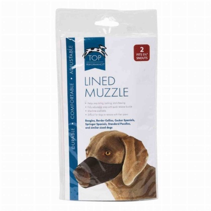 TP Lined Nylon Muzzle 5.5In Snout Sz 2 - 5.5In Snout Sz 2