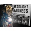Black - Headlight Harness, Dog Harness with Built In LED Light - XXl