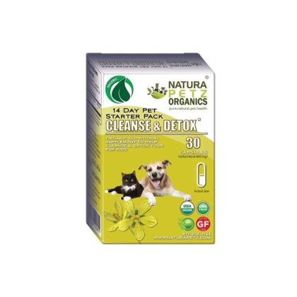 Cleanse & Detox Starter Pack For Dogs & Cats* - Cat Capsules  / 30 capsules / Size 3