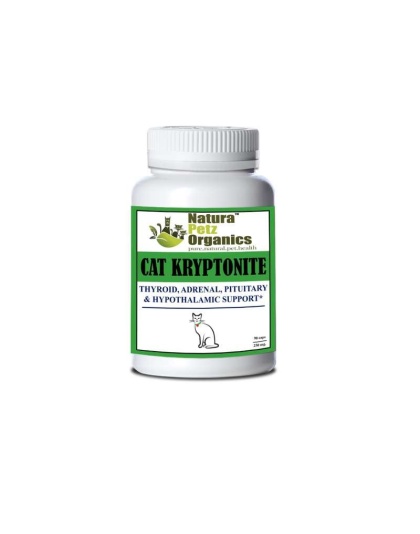Dog And Cat Kryptonite Adrenal, Thyroid, Pituitary & Hypothalamic Support* - CAT// 90 caps /  250 mg /